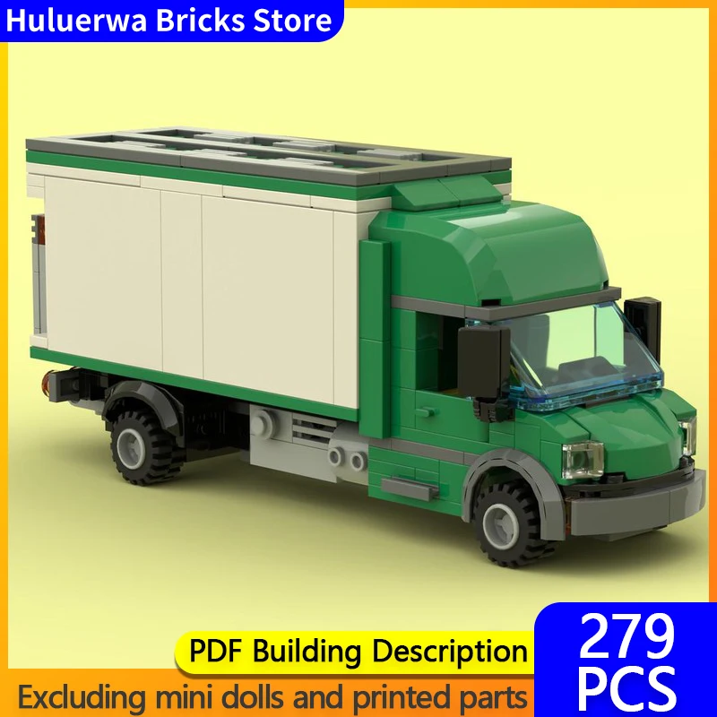 

Speed Hypercar Model MOC Building Bricks Transport Box Van Modular Technology Gifts Holiday Assemble Children Toys Suit