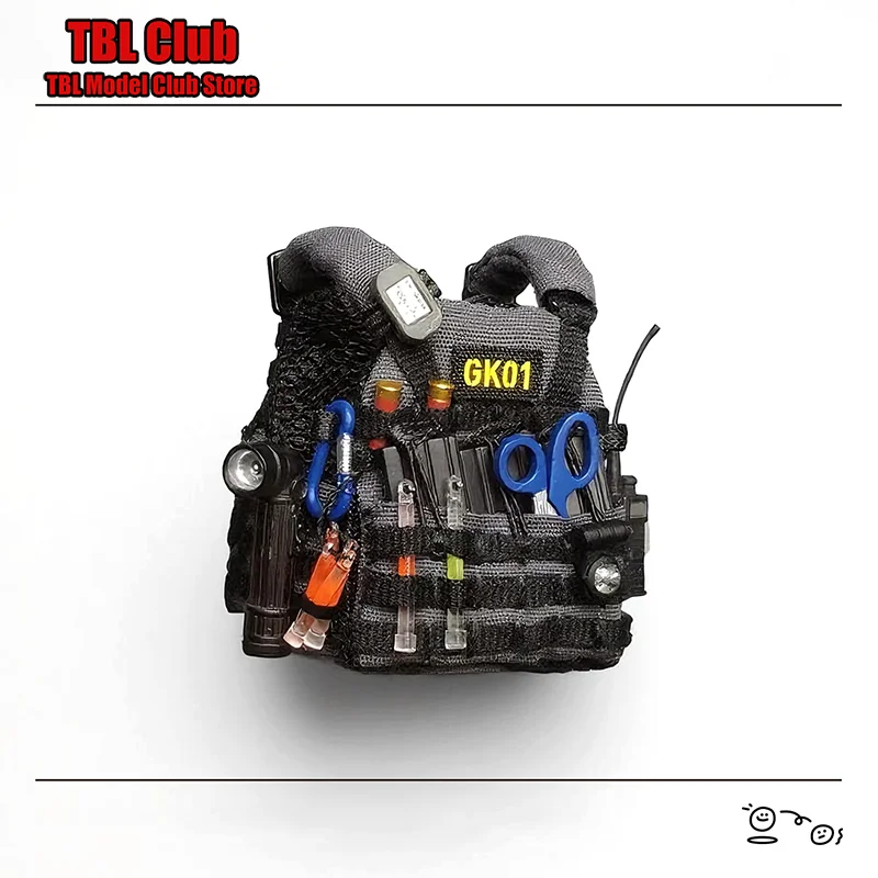 

Размер S/M/L, масштаб 1/12, мини-аксессуары, игрушки, многофункциональный тактический жилет, подвесной на груди для figma, 6-дюймовая экшн-фигурка солдата