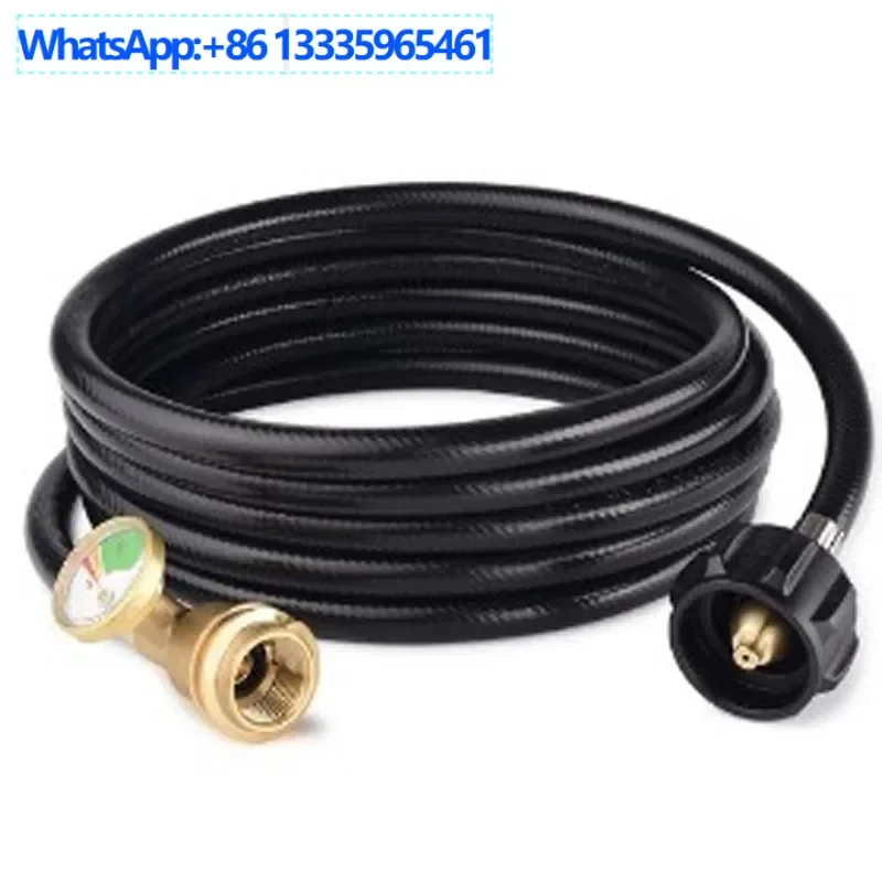 

2Pcs North American QCC 5-40lbs propane gas pipe to 1lb portable oven connecting port GA09-6FT