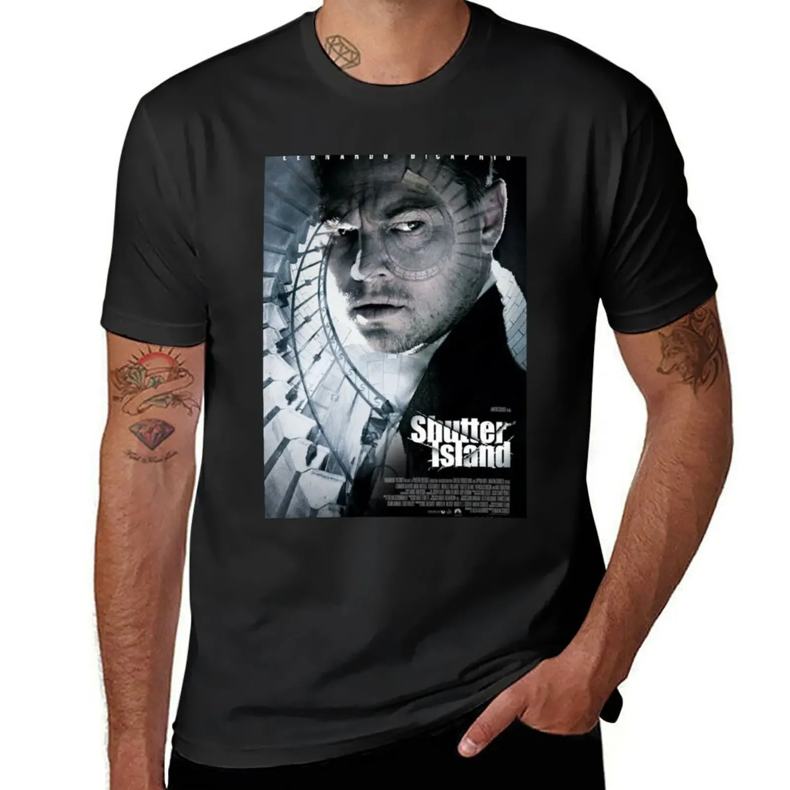 Shutter Island (2010) Movie T-Shirt new edition sports fans plus size tops blacks black t shirts for men