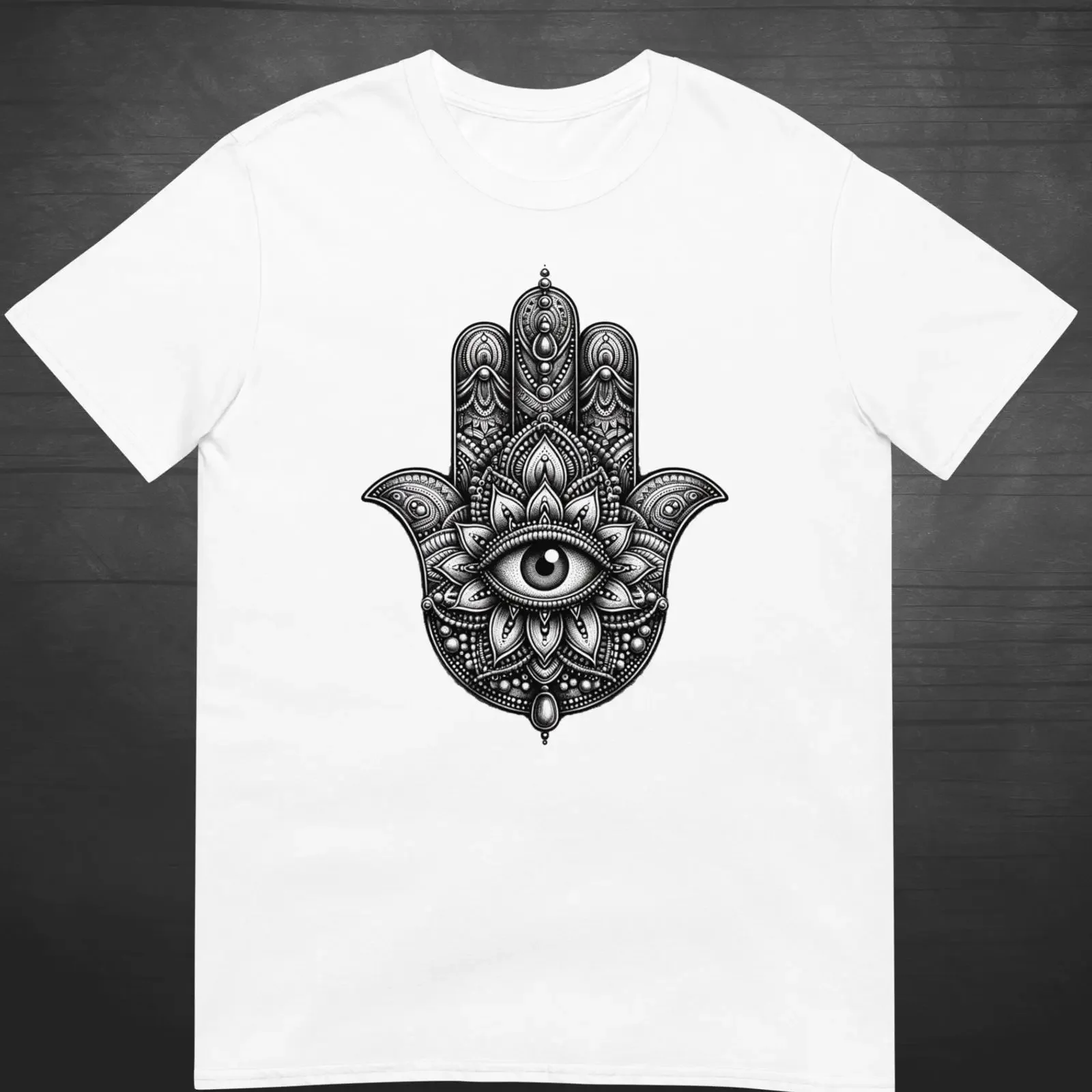 Hamsa T shirt SweaT Evil Eye Protection Mandala Hand of Fatima Spiritual Clothing  vintage Washed graphic Stylish Versatile