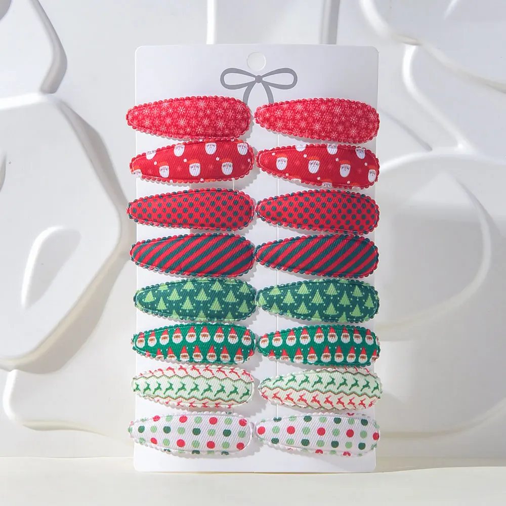 16 Stück/Set Niedliche Bedruckte Kinder-Haarspangen Handgefertigte BB-Clips Haardekoration für Mädchen und Babys Mädchen-Haaraccessoires – Detail 19