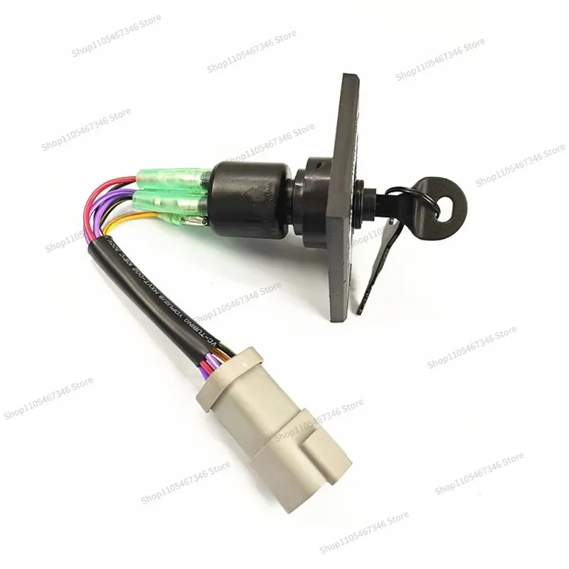 RoRuSFor Outboard Ignition Switch Key Panel 176408 Marine BRP Start Key