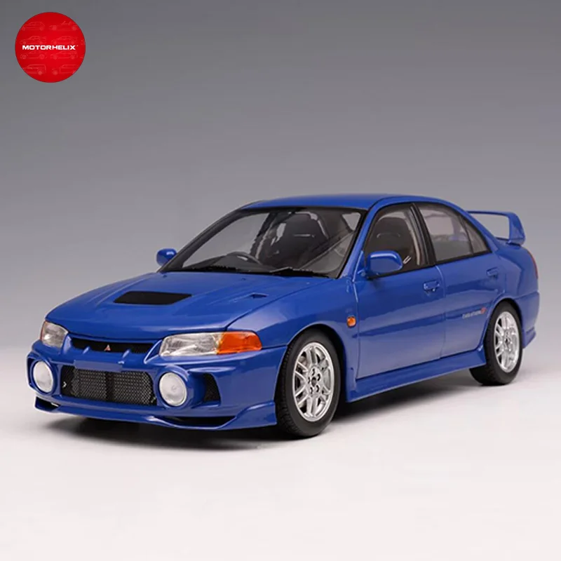 Nowy magazyn Mh 1:18 Mitsubishi Evo 4 Mitsubishi Lancer Evolution Iv Symulacja stopu Miniaturowy odlewany model samochodu Niestandardowe zabawki Prezent