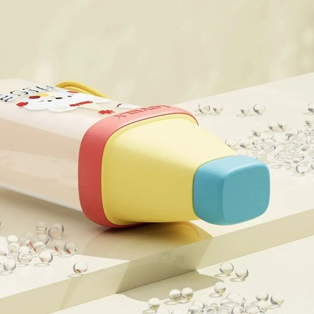 Plastic 3 in 1 Toothbrush Cup Cartoon Large Capacity Toothbrush Toothpaste Storage Box Space Saving Toothbrush Storage Case
