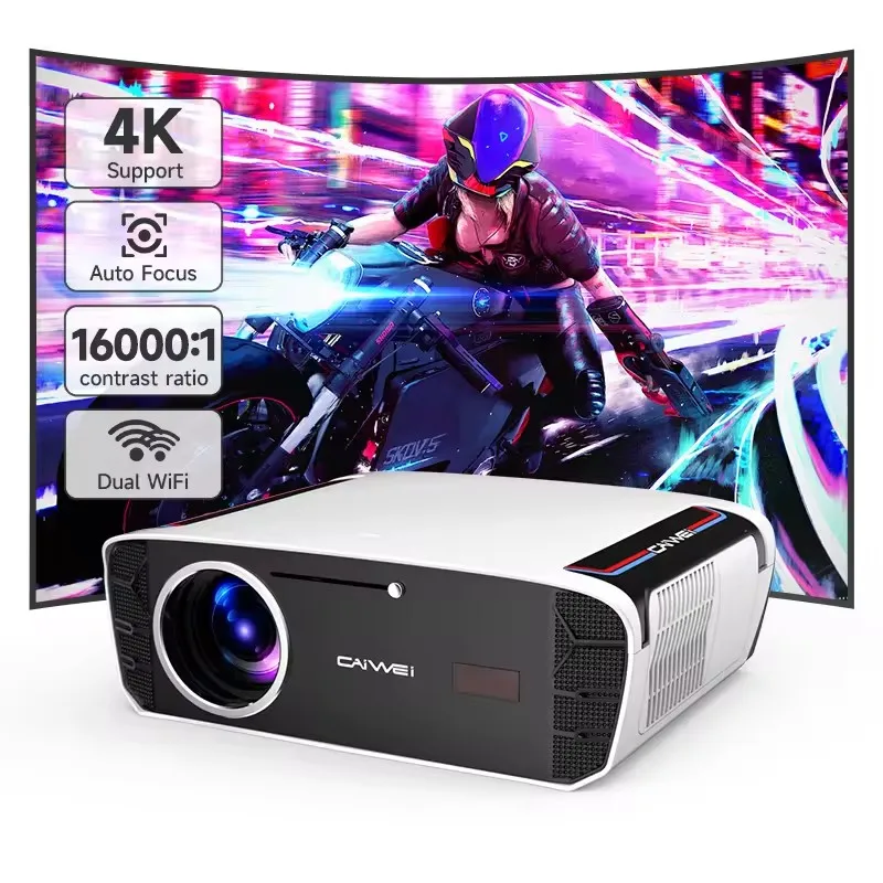 

A9Q Smart Projector Best-Selling Paragraph 4K High Lumen Auto focus WiFi full HD Bluetooth 5.0 Long Life LED Light