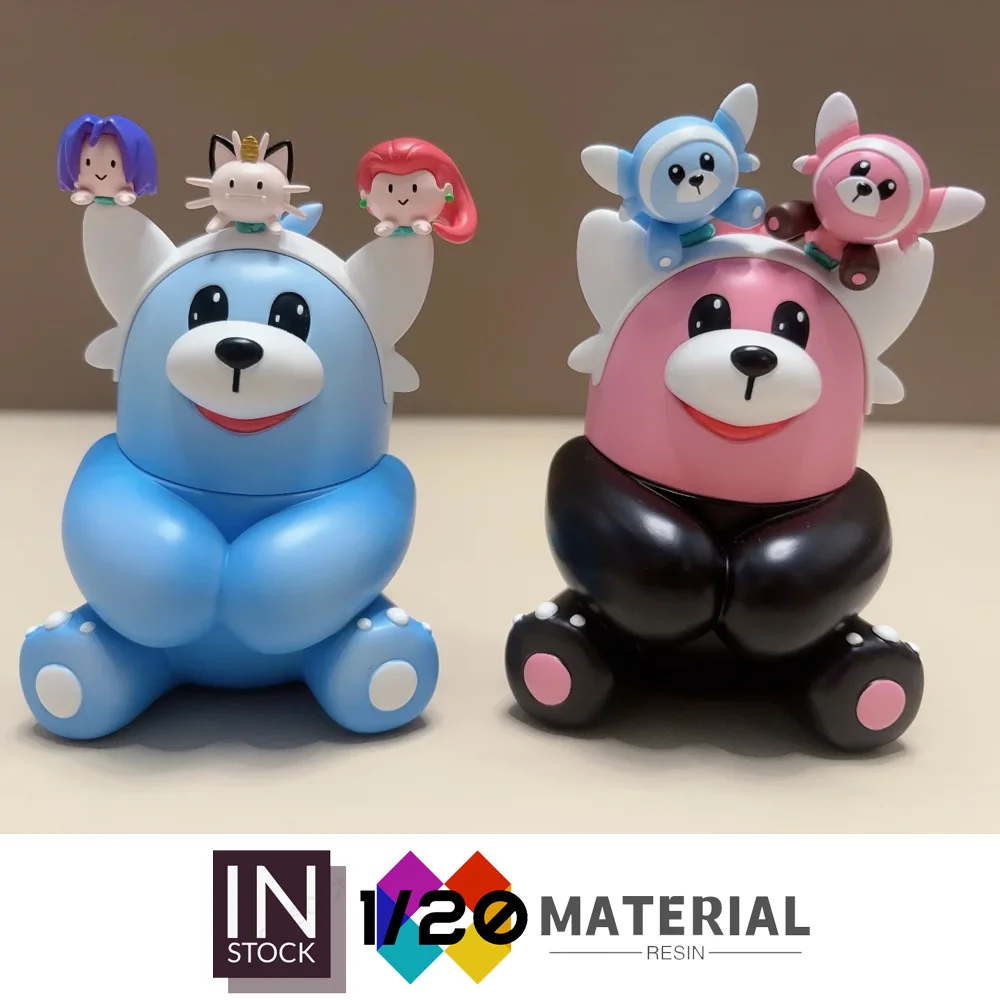

[In Stock]1/20 Resin Scale World [TEAM ROCKET] - Stufful & Bewear [Split RE-MENT]