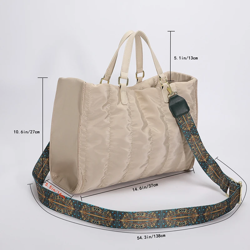 2022 borse a tracolla in Nylon di alta qualità per donna borsa a tracolla grande Casual borsa a tracolla di design borsa a tracolla di lusso