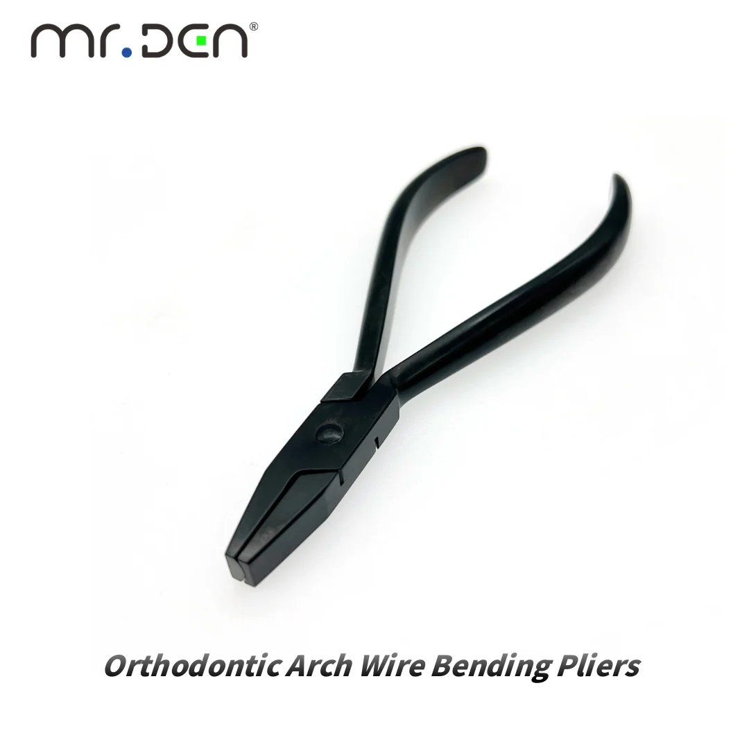 Hardened Dental Pliers Black Diamond Series Titanium Coated Stainless Steel Orthodontic Arch Wire Bending Pliers