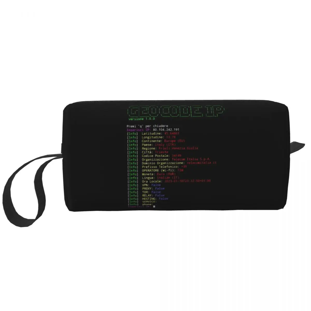 Hacker Code Binary Code Geek Science Computer Pencil Case for Students Pen Box Pencil Bag Stationery Supplies Women Cosmetic Bag