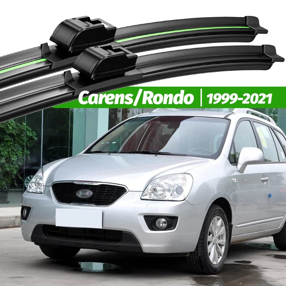 

For Kia Carens Rondo 1999-2021 2pcs Front Windshield Wiper Blades 2005 2010 2013 2016 2018 2019 Windscreen Window Accessories