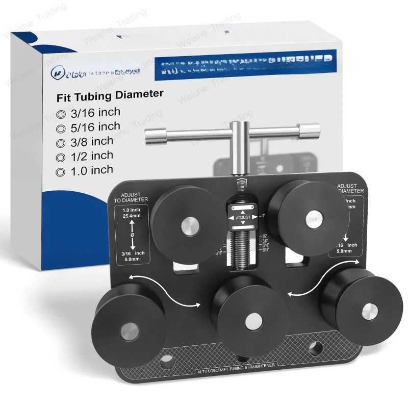 

Pipe straightener, brake line straightener for 3/16 inch - 1.0 inch diameter