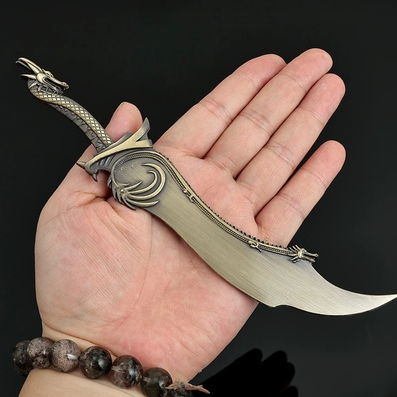 20 cm/7,87 in Anime Peripherie Dragon Slayer Messer Anlehnen auf den Drachen Slayer Metall Alte Schwert Spielzeug Handwerk Anhänger jungen Geschenk