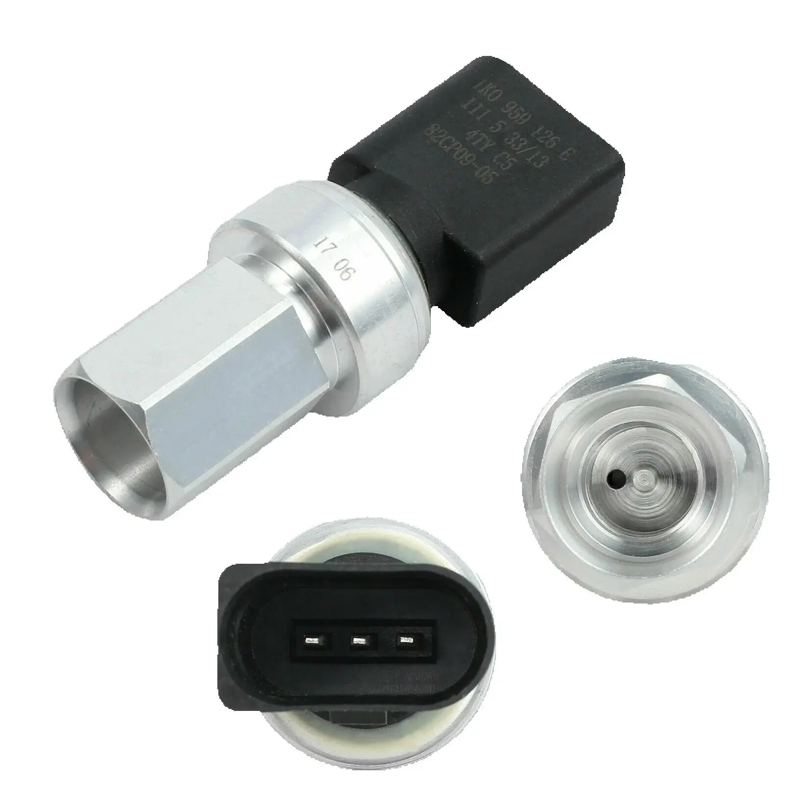 

Car Air Conditioning A/C Pressure Switch Sensor For VW Audi Skoda Seat 1K0959126E Air Conditioning Pressure Sensor Accessories