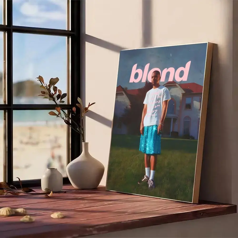 المغني F-fran المحيط اللوحة الخط غرفة نوم المنزل مقاوم للماء قماش المشارك غير المؤطرة جدار الفن طباعة الديكور جدارية