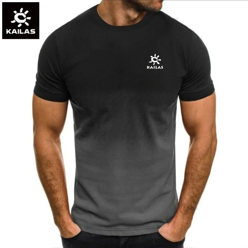 

KAILAS 2024 summer fashion men's T-shirt Thin loose short sleeve men's series 3D printed round neck casual oversized top