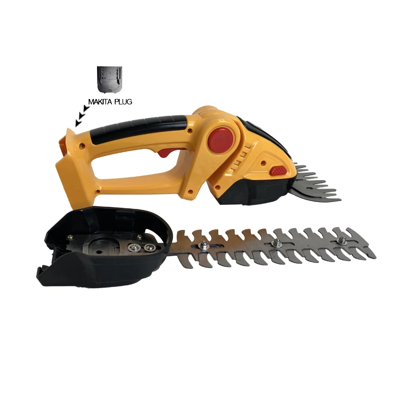 Imagem -06 - Elétrica Cordless Hedge Trimmer Ferramentas de Jardim Cortador de Grama Tree Pruner Recarregável Cabeças Hedge Uma Máquina sem Bateria