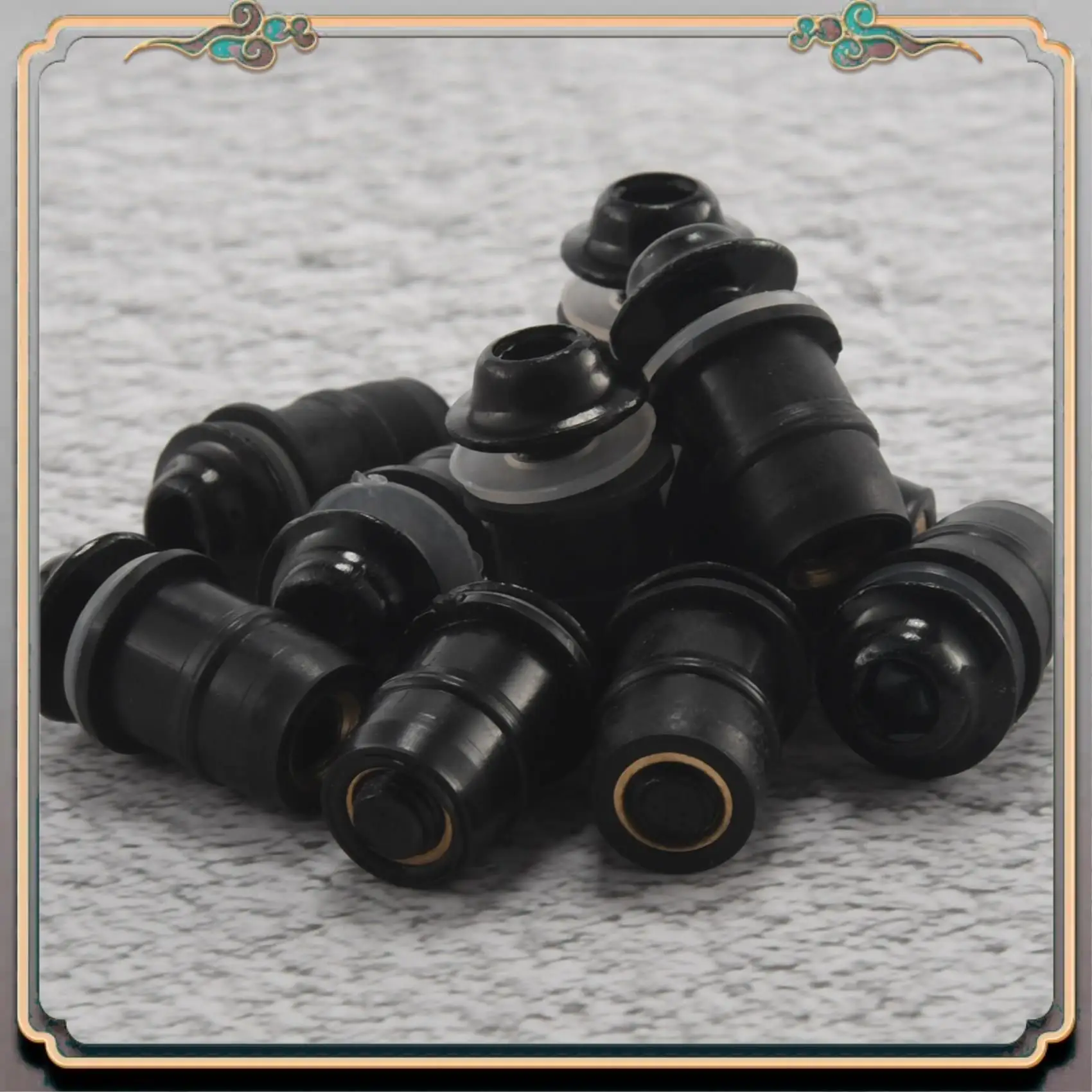 موثوقة-10 قطعة/المجموعة M5 البراغي دراجة نارية متري المطاط جيدا المكسرات الزجاج الأمامي هدية القلنسوة العالمي لملحقات الزجاج الأمامي #3