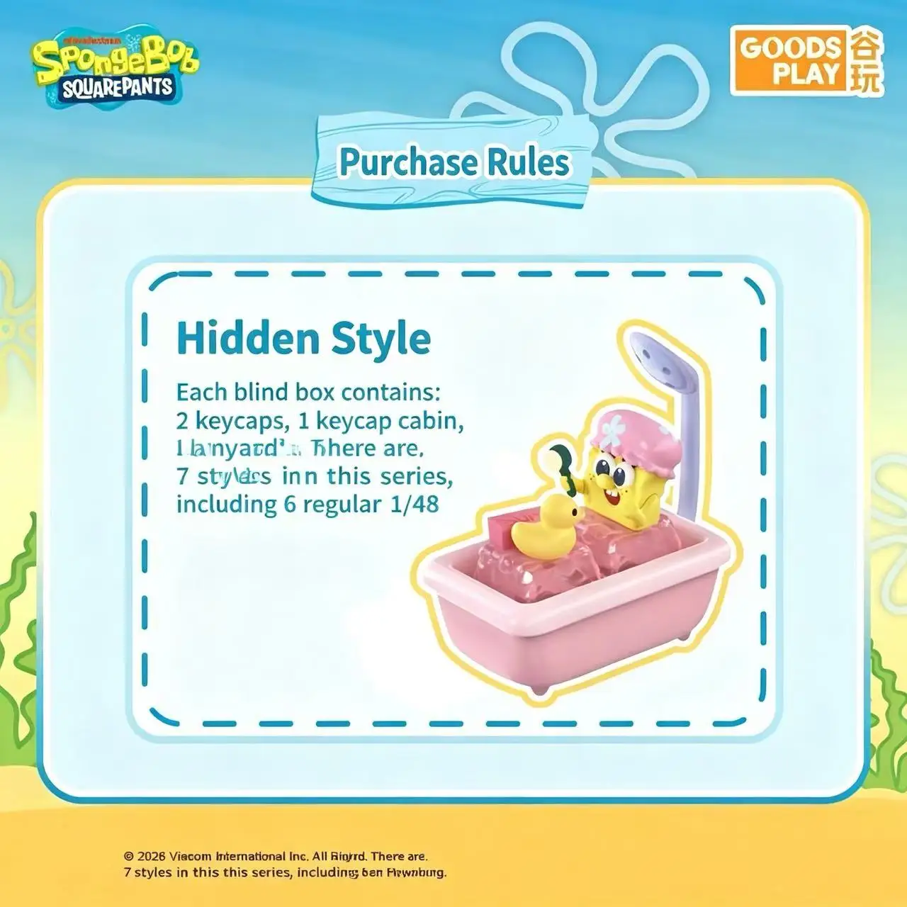 Cute Underwater Cartoon Character 3D Keyboard Keycap Blind Box Decor Ornament Hobby Collectible Toy Gift For Fans view 5