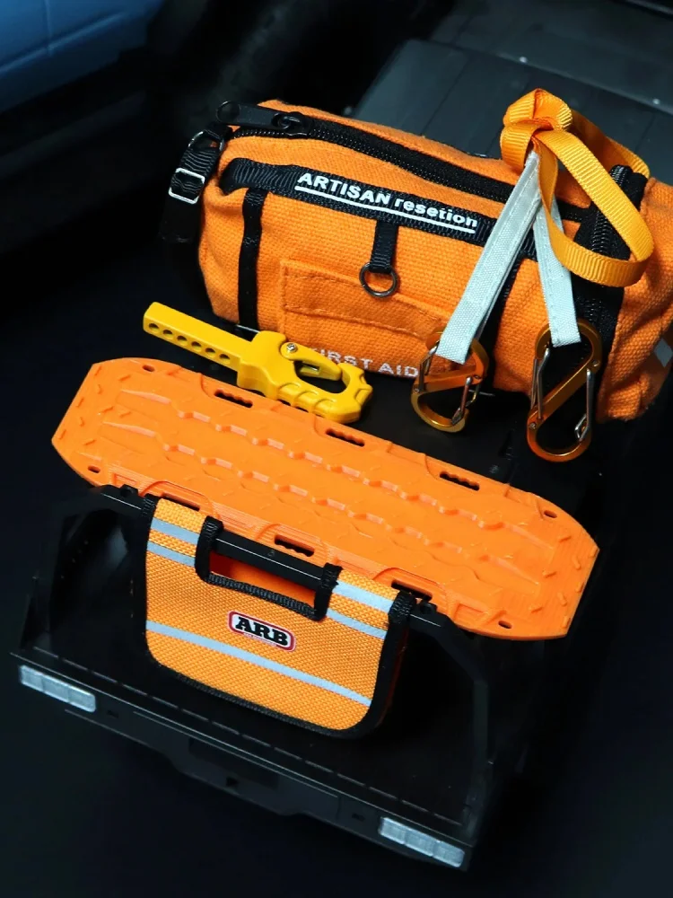 1 Paar Kunststoff-Fluchtrampen-Dekorationsteile für 1/10 1/18 1/24 RC Crawler Car SCX10 TRX-4 CC01 SCX24 Traxxas TRX4M
