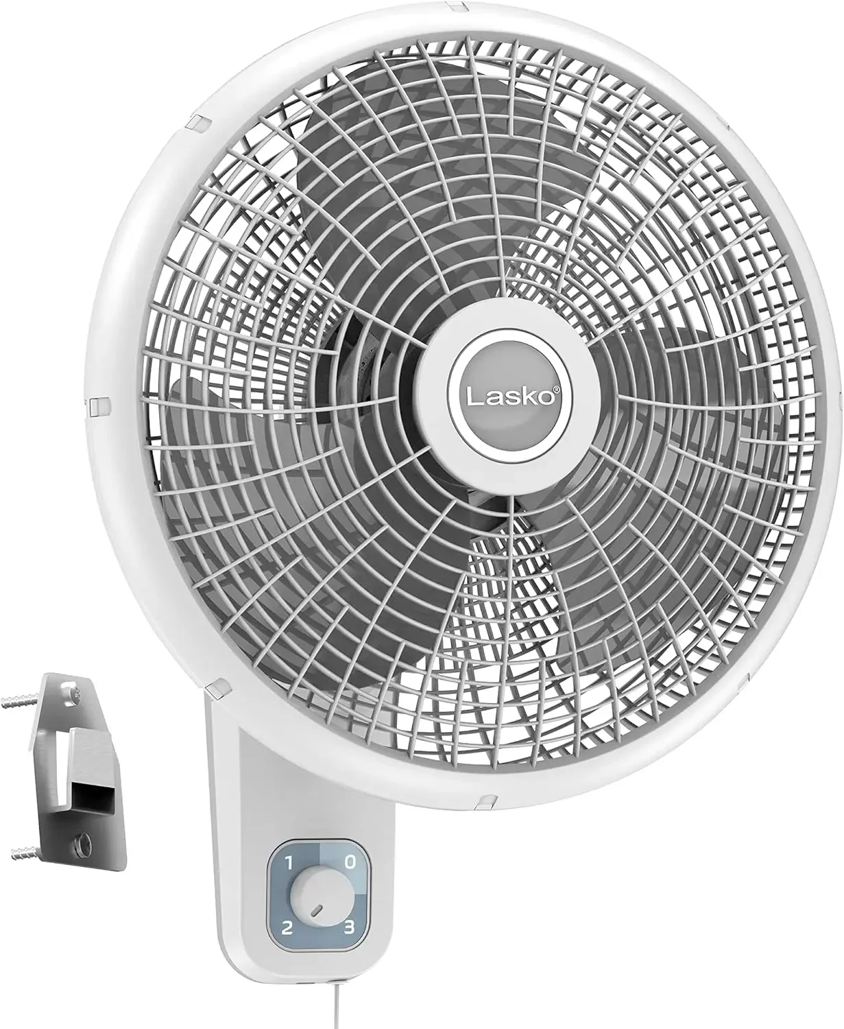 

Light Grey 12 inch Oscillating Wall Mount Fan for Indoor Use, Quiet Operation and Adjustable Settings, Energy Efficient and Easy