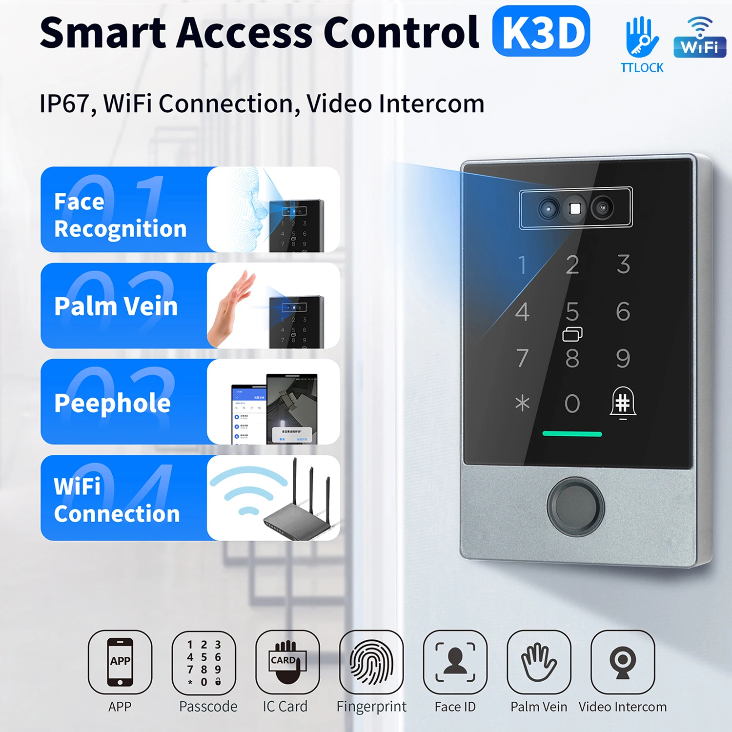K3D Ttlock Wifi Vid…