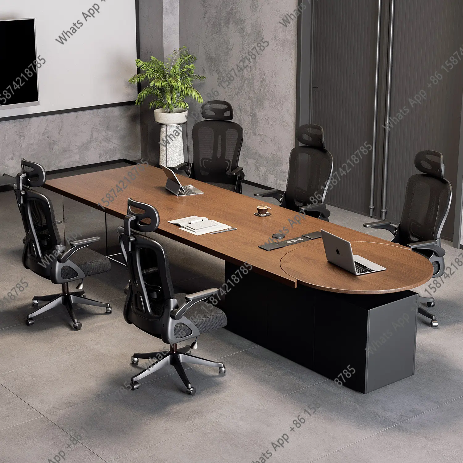 

Электрический подъемный стол из массива дерева, конференц-стол, интегрированный полукруглый длинный стол на 6 человек, легкая роскошь, современный высококлассный дизайн