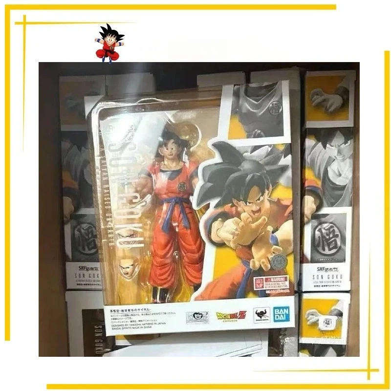 

【IN STOCK 】Original SHF Son Goku 2.0 | Black Hair Earth Raised Goku | Dragon Ball Z Base Normal State