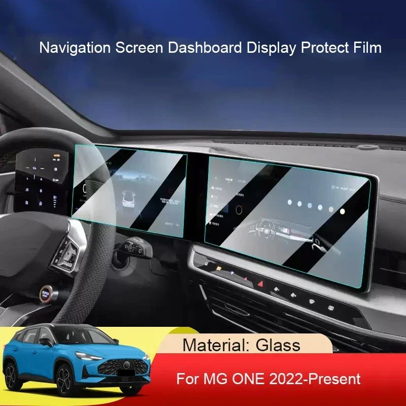 

For MG ONE 2022-Present Car GPS Navigation Screen Protect Tempered Film Dashboard Display Sticker Interior Auto Accessory