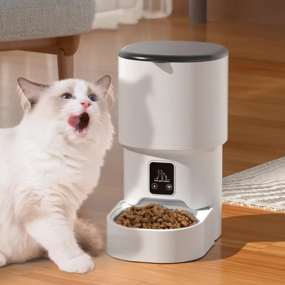 FurStar4L Tuya WiFi Large Capacity Smart Cat Feeder, Can Set Timed And Quantitative Feeding, Suitable For Cat And Dog Pet Feedin
