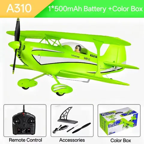 New WLtoys Remote-Controlled Aircraft Brushless Motor 3D/6G with Gyroscope Dual Wings Four Channel Airplane Boy Toy Gift