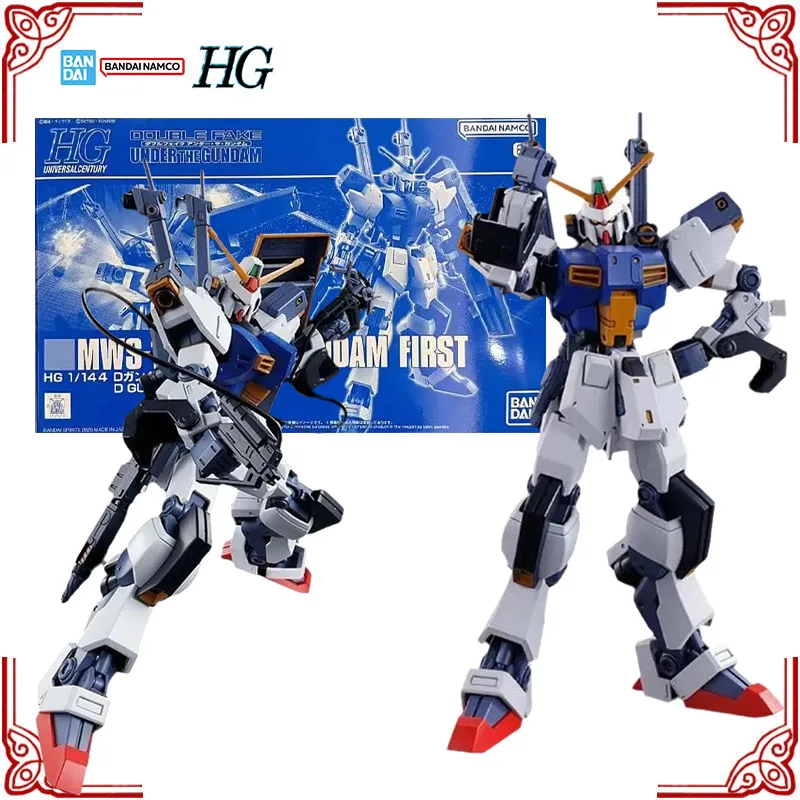 

In Stock Genuine Bandai Gundam Model Kit HG 1/144 MWS-19051G D Gundam First Anime Action Figure Collection Assembly Model Toys