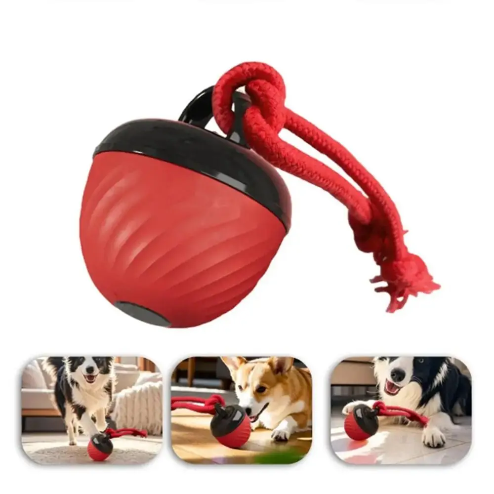 

Creative Intelligent Dog Toy Ball 3 Modes Imitation Mouse Electronic Interactive Cat Toy Bite Resistant USB Rechargeable