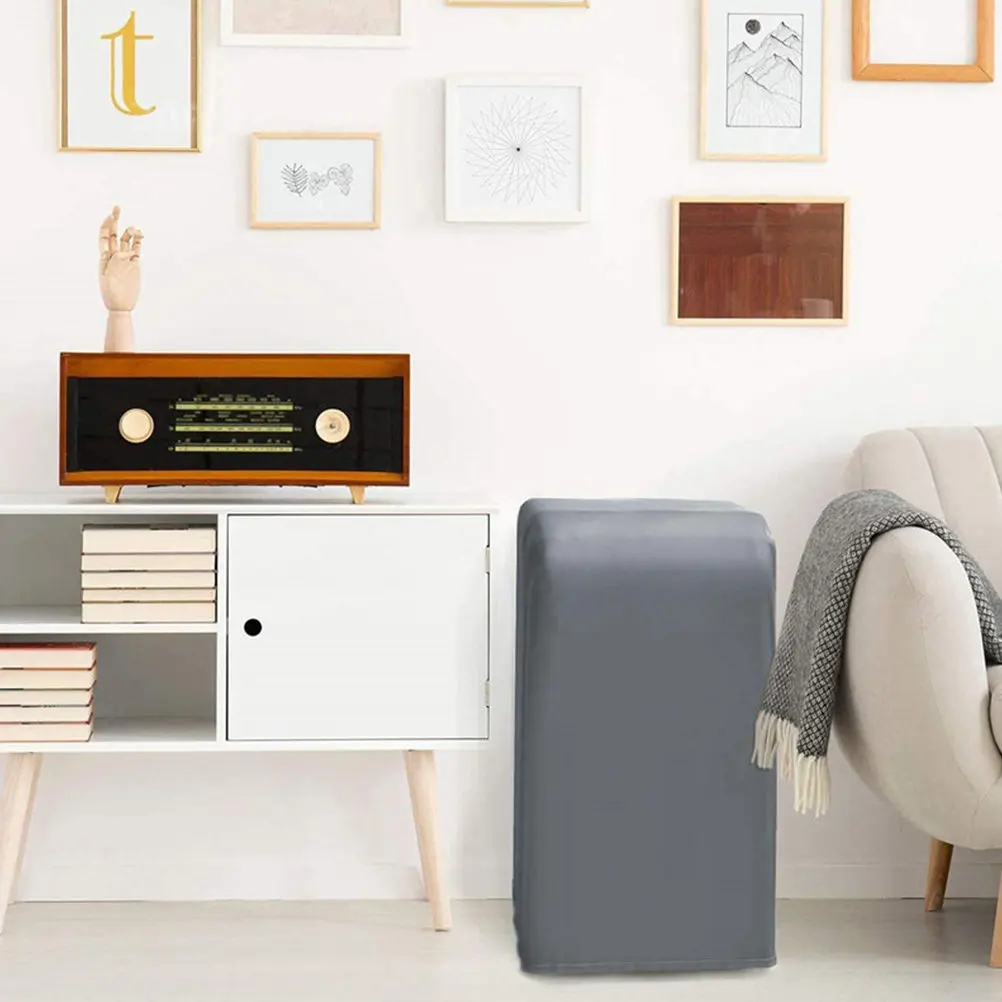 

Air Conditioner Protective Cover Foldable Polyester Dust Rain Insect Proof Indoor Unit Cover for Central Ac Unit Protector