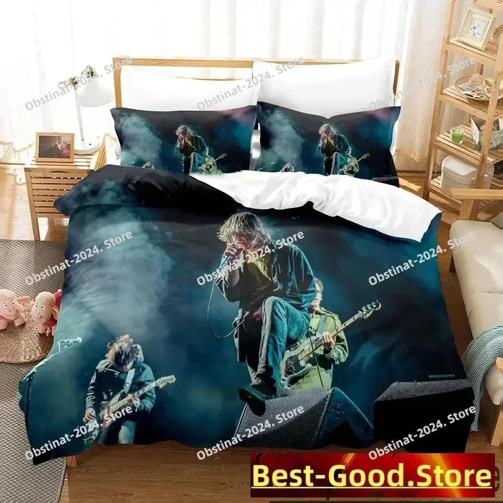 3D My Chemical Romance Bedding Set Printed single Comforter Quilt Bed Cover Duvet Cover Pillow Case 3 Pieces Set Kids Adult Size
