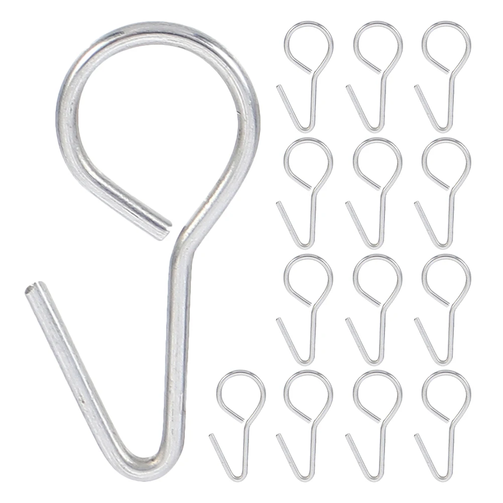 

200pcs Car Seat Cover Hooks Metal S Hooks 28mm Universal Fit Easy Installation Durable Camper Accessories RV Parts Vehicle