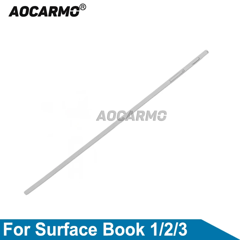 

Aocarmo For Microsoft Surface Book 1 2 3 Top Frame Plastic Strip With Power Volume Buttons Book2 Book3 Replacement Part