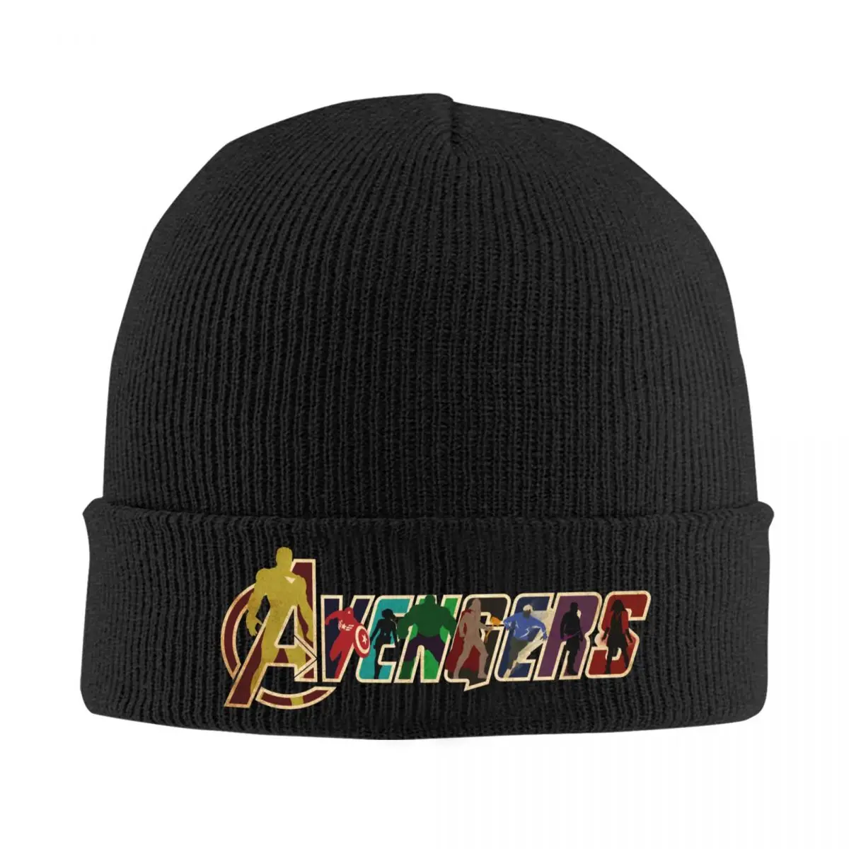 Bonnet Hats Marvel Avengers Film Men Women's Thin Hat Color Autumn Spring Warm Cap Street Skullies Beanies Caps