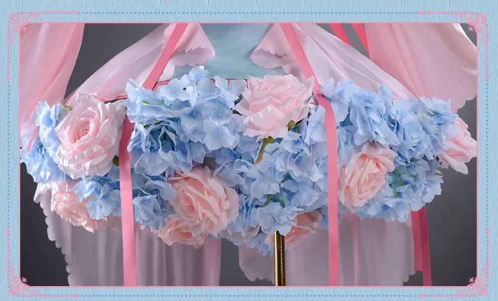 Cardcaptor Sakura Clear Card Cosplay Costume Sakura Kinomoto Flower Fairy Dress Anime Uniform Halloween Party Outfit - view 6