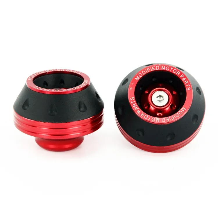 2/4pcs Universal Motorrad Rad schutz Crash Pad Motorrad Crash Protektoren Legierung Motocross fallende Vorderrad gabel Slider Cups