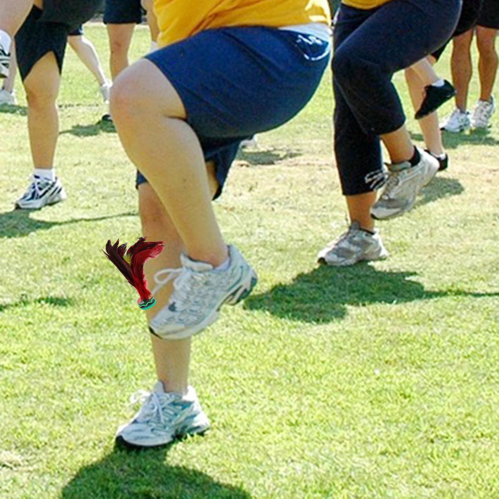Volano di intrattenimento per esercizi all'aperto al coperto, tradizionale cinese, luminoso, leggero, per bambini e adulti