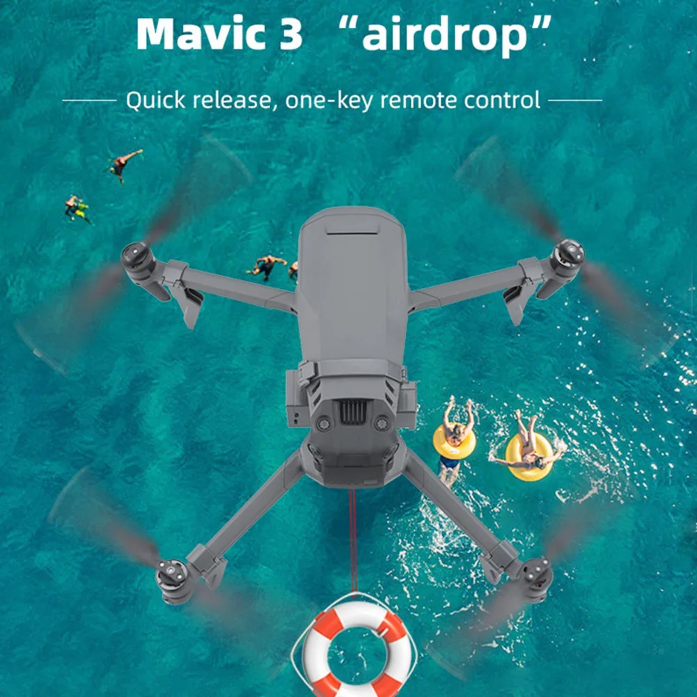 Airdrop System for DJI MAVIC 3 Drone Fishing Bait Wedding Proposal Delivery Dispenser Thrower Quadcopter Accessory