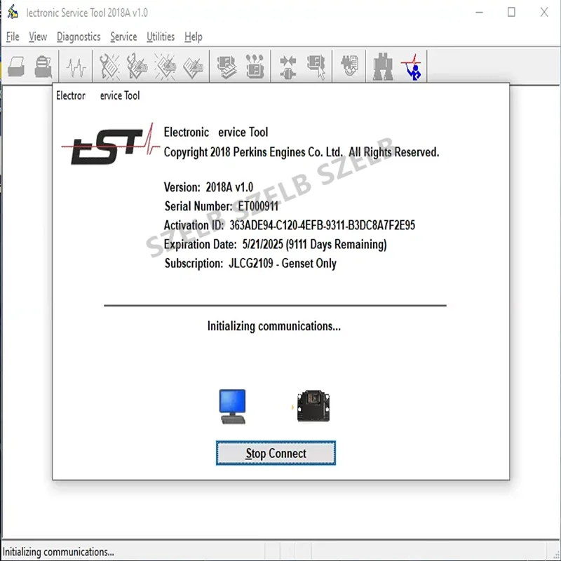 وظيفة كاملة EST 2024A لأداة الخدمة الإلكترونية Perkins EST 2024A أداة الخدمة الإلكترونية EST 2018A + Keygen + التثبيت المجاني #2