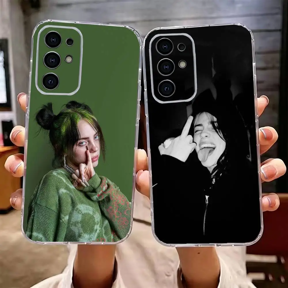 popular B-Billie E-Eilish  For Samsung Galaxy s21 s22 s23 s24 s25 Transparent Cover