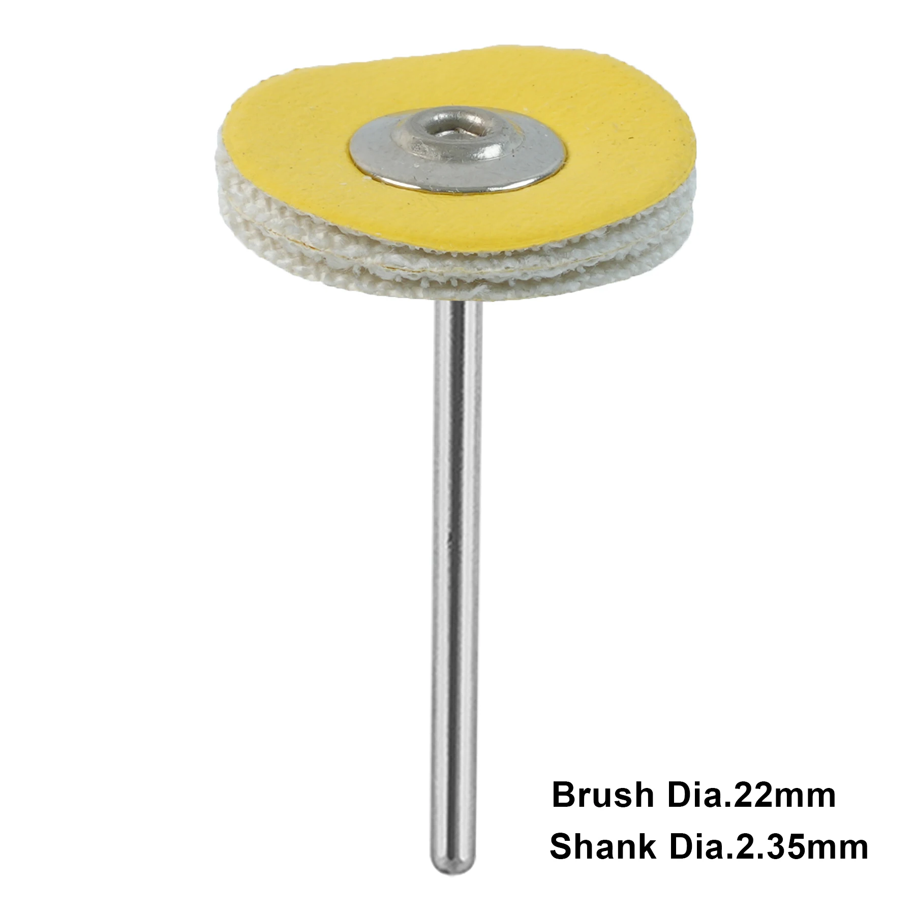 10pcs/Bag Dental Laboratory Mounted Polishing Brush Wheel Leather Buff Lab Materials Rotary Tools Low Speed 2.35mm HP Shank - view 4