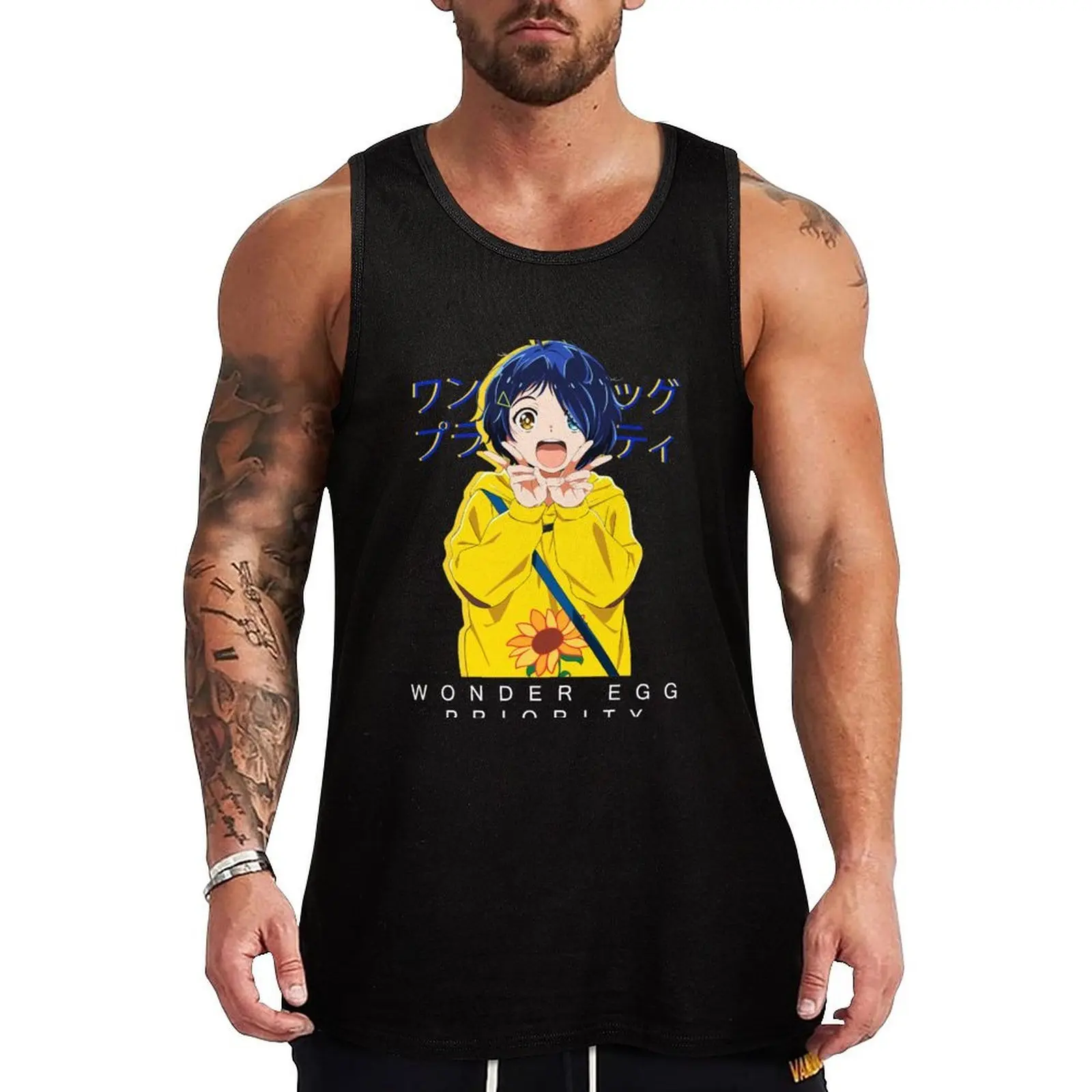 

Ai Ohto - Wonder Egg Priority Tank Top Muscle fit best selling products sexy clothes men T-shirt for fitness