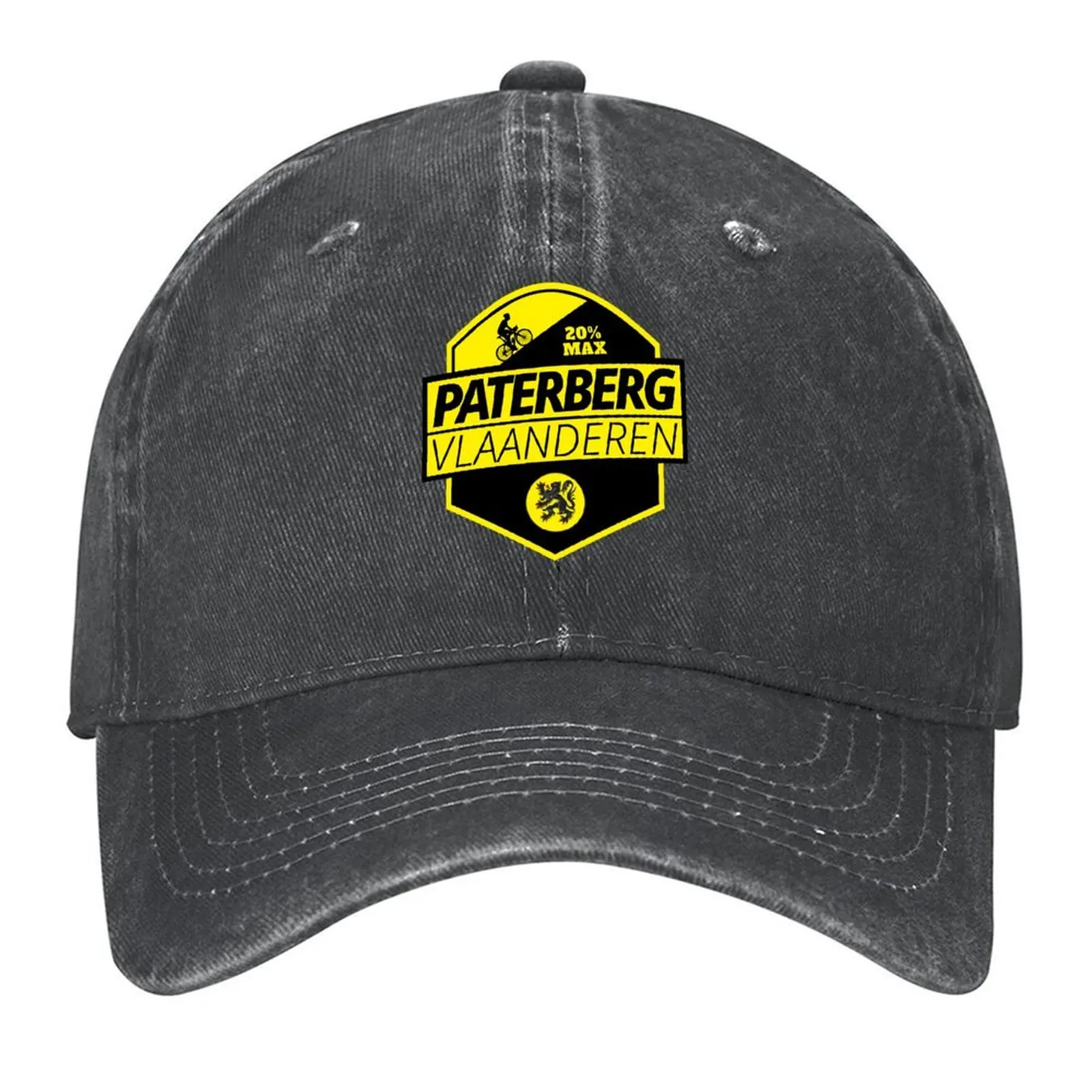 

Paterberg Cobbled Climb Cycling Flanders Belgium Baseball Cap Thermal Visor winter hats for men hard hat dad hat Men's Women's