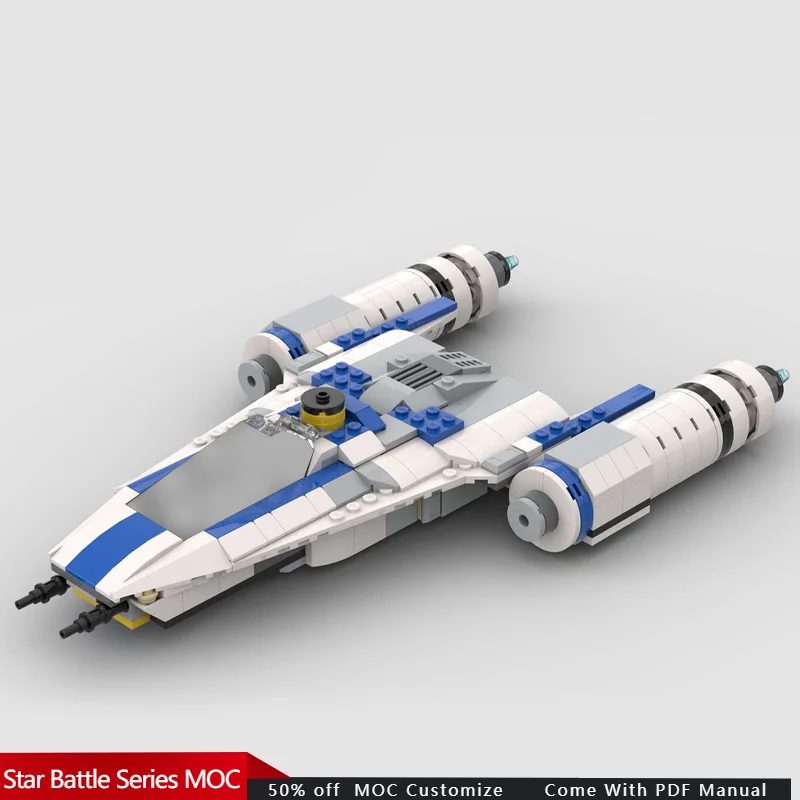 

415 PCS Star Battle 501st Y Wing Starfighter - Alternate Build Of 75399 Rebel U Wing MOC Customize DIY Boys Festival Toy Gift