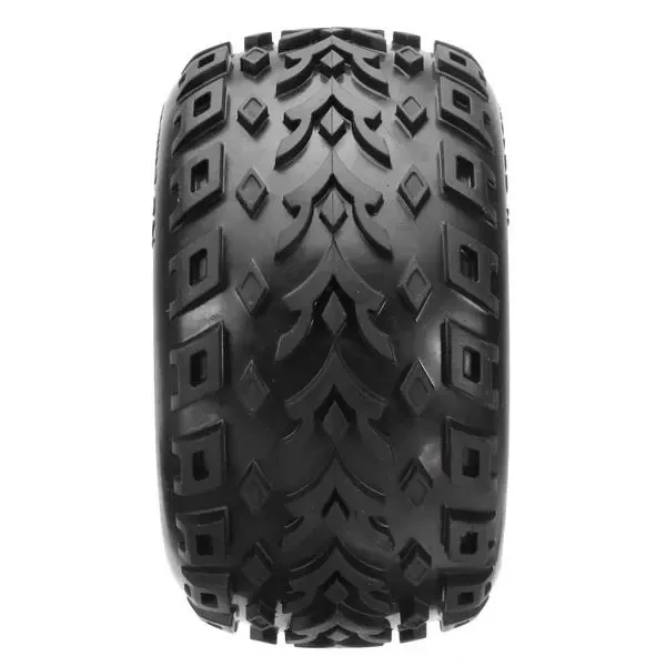 2pcs 141mm Tire Wheel Tyre EB1002 for JLB Racing CHEETAH 11101 21101 J3 Speed 1/10 RC Car Upgrade Parts Spare Accessories