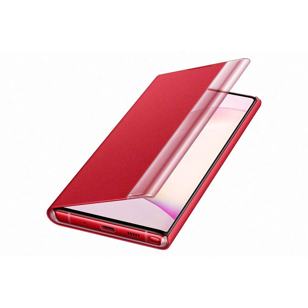 For Samsung  Clear View Cover For Samsung Galaxy Note10 5G Note10 Mirror Cover Clear View Phone Case